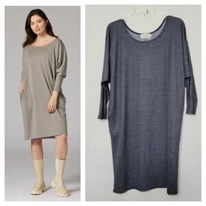 Taylor Jay Joyce Dress in Pewter Small